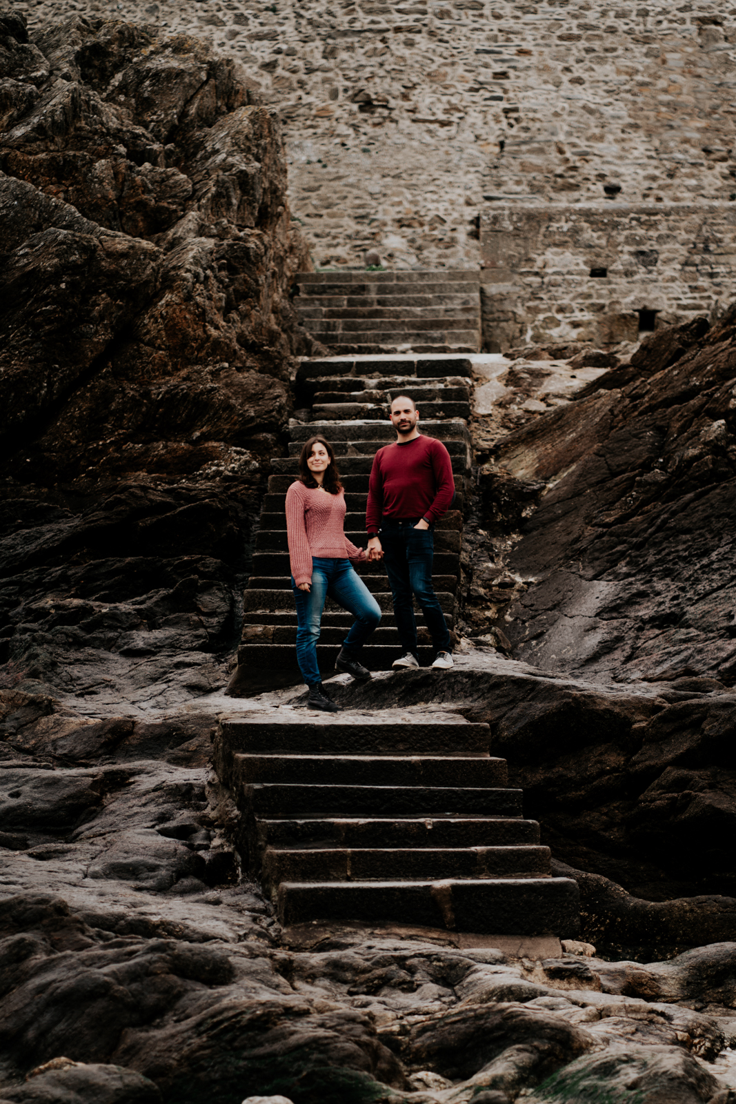 shooting photo couple saint malo